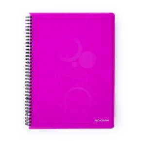 Doppeldrahtblock A5 PP NEO COLORI rosa